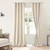 Natural Linen Full Blackout Curtain Indoor And Outdoor Partition Waterproof, Temperature Insulation And Noise Reduction Curtain Fabric