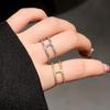 Elegant Diamond 'H' Ring for Women - Stylish Gift for Girlfriend