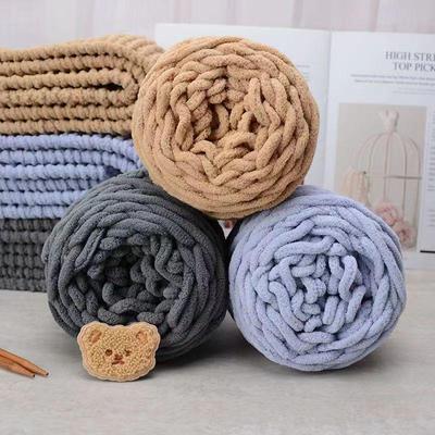 Thick Wool Handwoven Bag & Scarf DIY Yarn Ball for Slippers