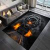 Retro Steam Train Pattern Rug Carpets for Bedroom Living Room Bathroom Mat Creative Door Mat Cloakroom Home Decor Area Rug