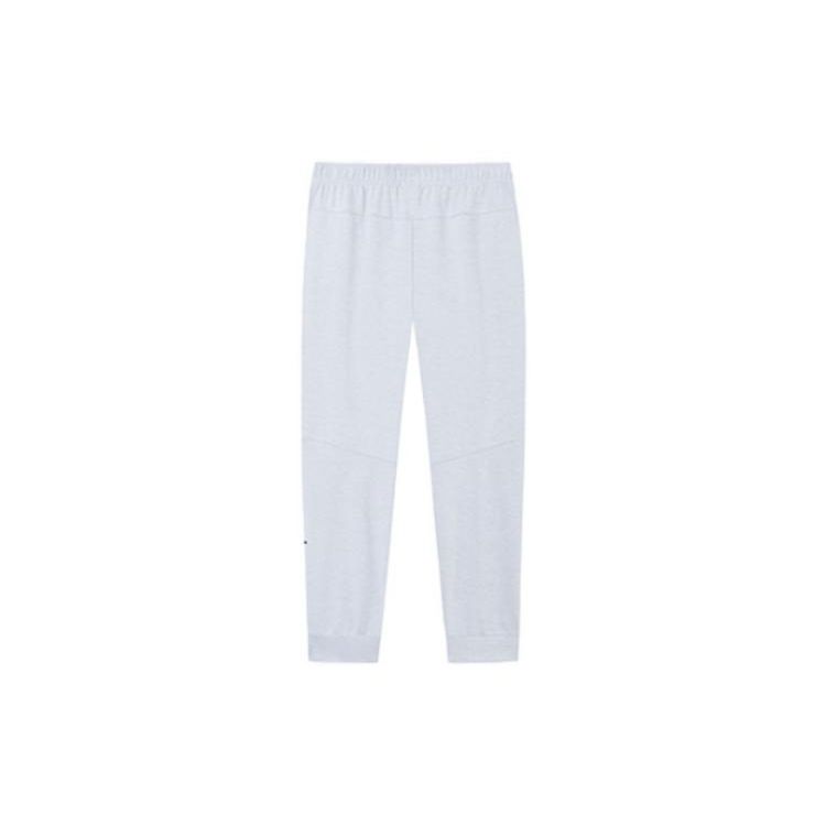 Anta Training Series Solid Color Comfortable Tapered Knit Sports Pants Men Bottoms Light-Gray 152337317-1
