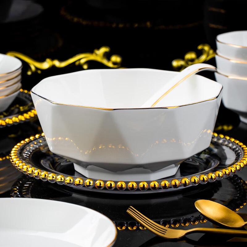 Jingdezhen Ceramic High-Foot Rice Bowls - Set of 3