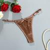 G Strings Brocade Briefs Women Transparent Romantic T Panties T-Back Sheer Satin Bow Thong  Ladies