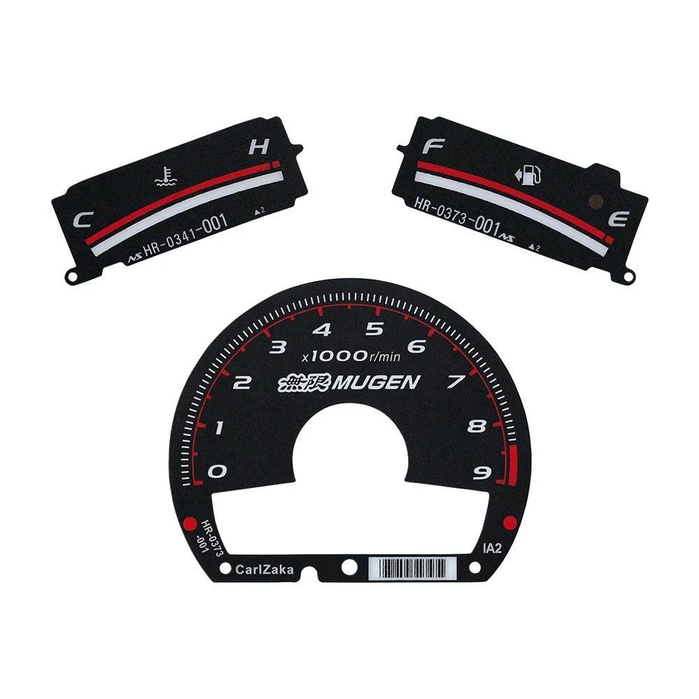 Gauge Face for Honda Civic FA5 FG2 FA1 FD1 MUGEN Style 9000rpm 8000rpm with 20 pcs LED Lamp Beads