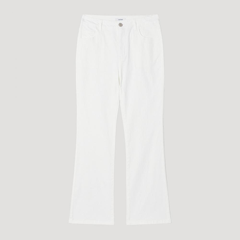 

[She S miSS] Cotton Blend Bootcut Denim pantS SSmSlp22030 Ow off-white/55