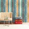 Vinyl Retro Color Antique Stripes Peel and Stick Wallpaper Self Adhesive Contact Paper Removable Waterproof Wallpaper For Furniture Renovation