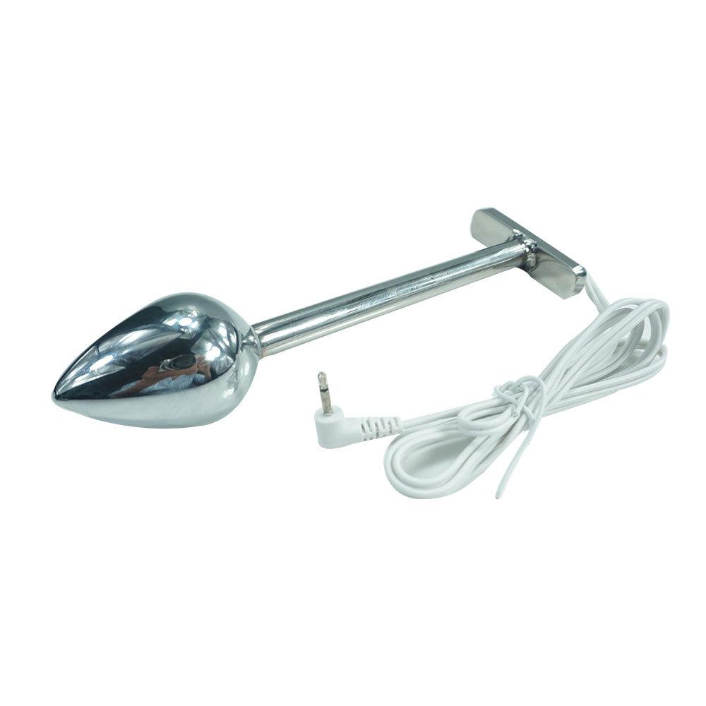 Metal Alloy Electric Shock Physiotherapy Butt Plug Anal Plug Adult Sex Alternative Masturbation Device Gay Sex Toys