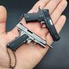 For Mini Metal Gun Model Scale 1:3 1911 Keychain Metal Model Toy Gun Game Toy Simulation Pistol Gift for Children