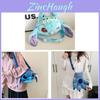 Stitch Cartoon Plush Crossbody Bag With Zipper Closure For Daily Wear