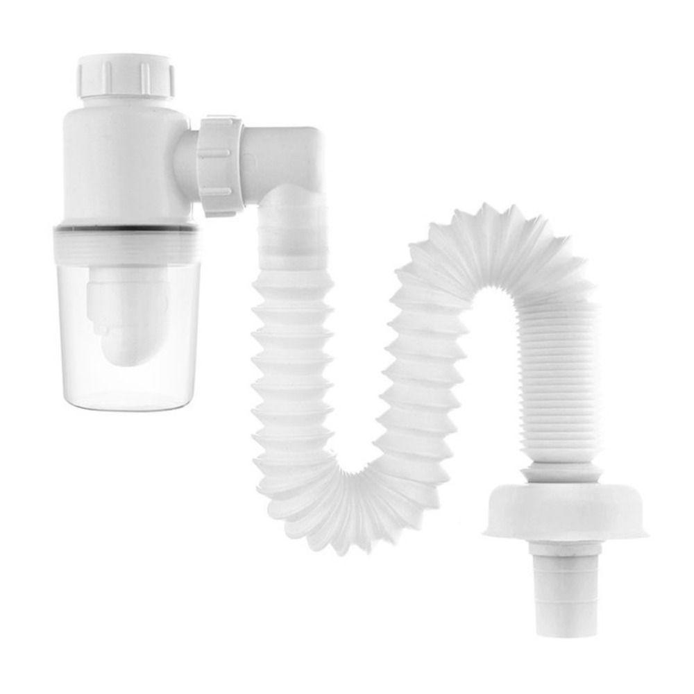 

Кухонные аксессуары Сантехника Сифон Дезодорант Сливной фильтр Шланг для раковины Канализационная труба Трубопровод для умывальника белый