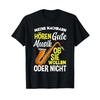 T Shirt With Gerunisex Text Quot Meine Neighbors Hren Gute Music My Vintage Stretched Stylish Homme Breathable