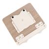 Wood Book Stand Portable Adjustable Desk Reading Textbook Recipe Display Holder with Paper Clips