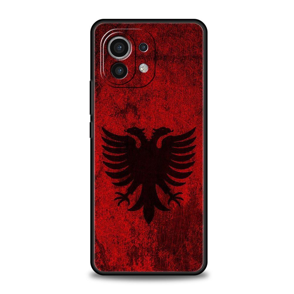

Phone Case For Xiaomi Mi 15 14 13 12 11 Lite 14T 13T 12T 11T Pro Poco X7 X6 X5 X3 Pro F6 F5 F4 Cover Albania Albanians Flag Xiaomi 12 Pro