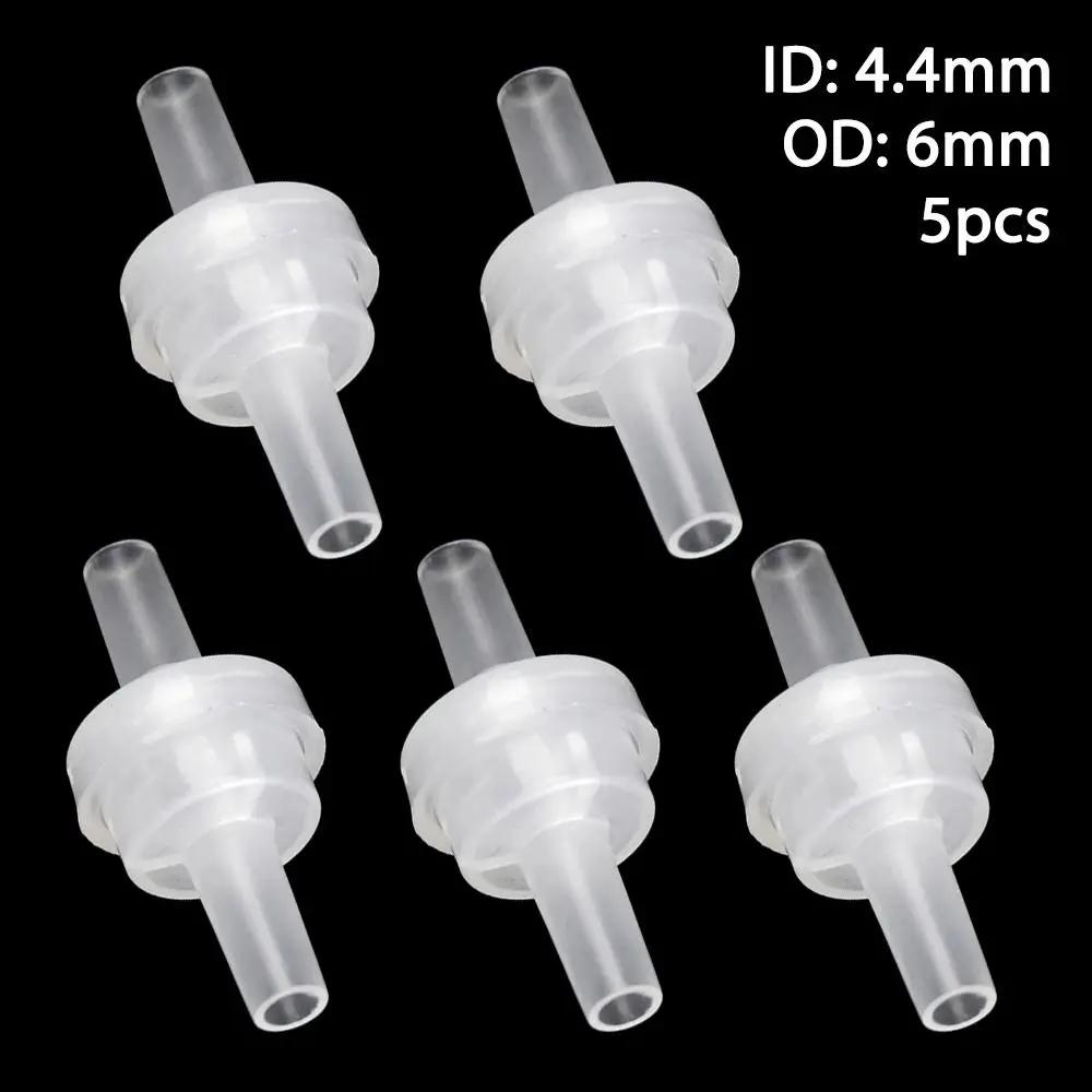 1/5Pcs Pagoda Inline Plastic Check Valve Gas Liquid Water Fluid Diameter 3/4/6/8/10/12mm One-Way Valve One Way Non-Return