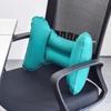 H Shape Inflatable Waist Pillow Press Type Waist Support Pad Lumbar Cushion Long-Distance Flights