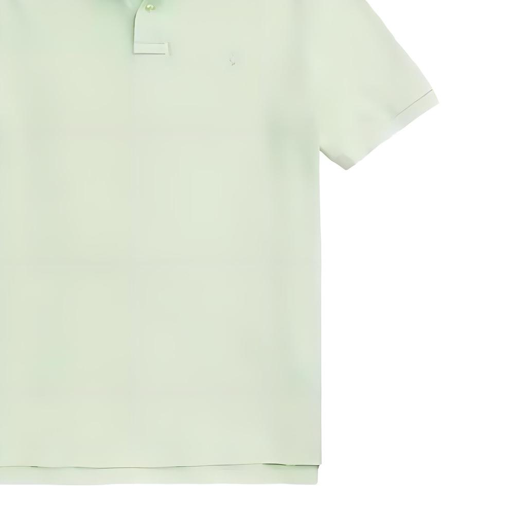 Polo Ralph Lauren Solid Fit Short Sleeve Polo Shirt Men Tops Green 710910898-003