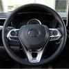 Matte Silver Trim 3pcs ABS Steering Wheel For Toyota Corolla -
