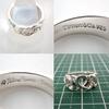 [Used] TIFFANY 925 Triple Loving Heart Ring / Size 8 / G523-15