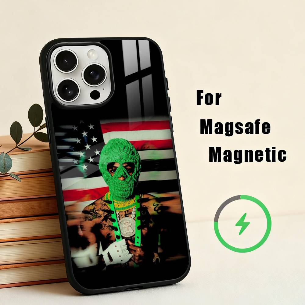 YoungBoy Never Broke Again Tour Phone Case For iPhone17,16,15,14,13,12,11 Plus,Pro Max Magnetic For Magsafe Wireless Charging