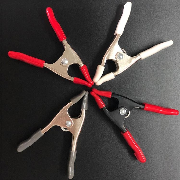 Multiple Functional Spring Loaded A Clamps Heavy Duty Clip set Metal Iron Construction for Wood Crafts Greenhouse Projects