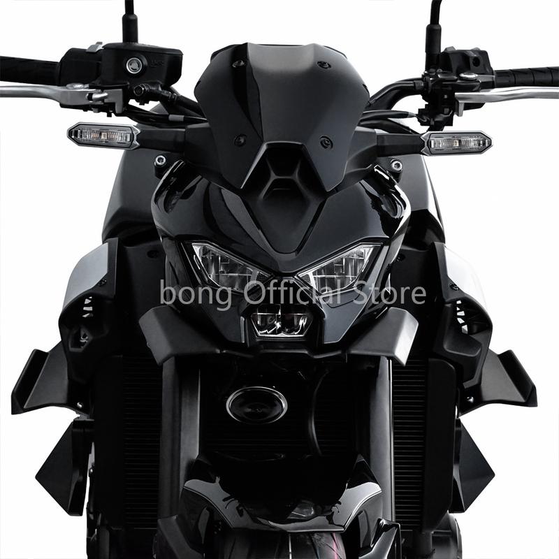 For KAWASAKI Z900/SE 2025 Motorcycle Downforce Winglet Aerodynamic Wing Front Spoiler Kit New Accessories Front Spoiler