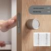Kugelförmiges minimalistisches verstecktes Türschloss: Unsichtbar, abschließbar, einseitig für Schlafzimmer-Innenbereich, ohne Griff