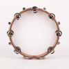 10inch Double Row Bells Tambourine Small Musical Beat Instrument Hand Drum Hand Held Tambourine Drum Bells Music Toy