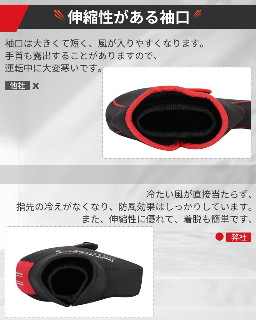 Kemimoto Motorcycle Handlebar Cover for PCX Mini and Windproof and Cold Handle One Size Fits Black Scooters, Mopeds, 125cc, XMAX, Bikes, Motorcycles,