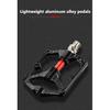PROMEND MTB Bicycle Pedal Anti-Slip Double DU Bearings Lightweight Aluminum Alloy Pedal Wide Platform Pedals Mountain Bike Parts