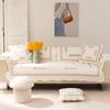Pure Cotton Sofa Cushion for All Seasons, Cotton Fabric Leather Sofa Anti-slip Cushion, Modern Simple Sofa Cover Cover