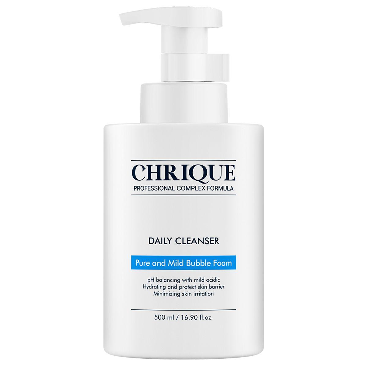 Soft and gentle mild acidic Pure & Mild Bubble Foam Daily Cleanser 500ml x 1