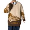 Herbst neu Amerikanische trendige Marke bedruckter Pullover Herren Koreanische Version trendiger Strickpullover Herren lässiger Pullover Herren Oberteil