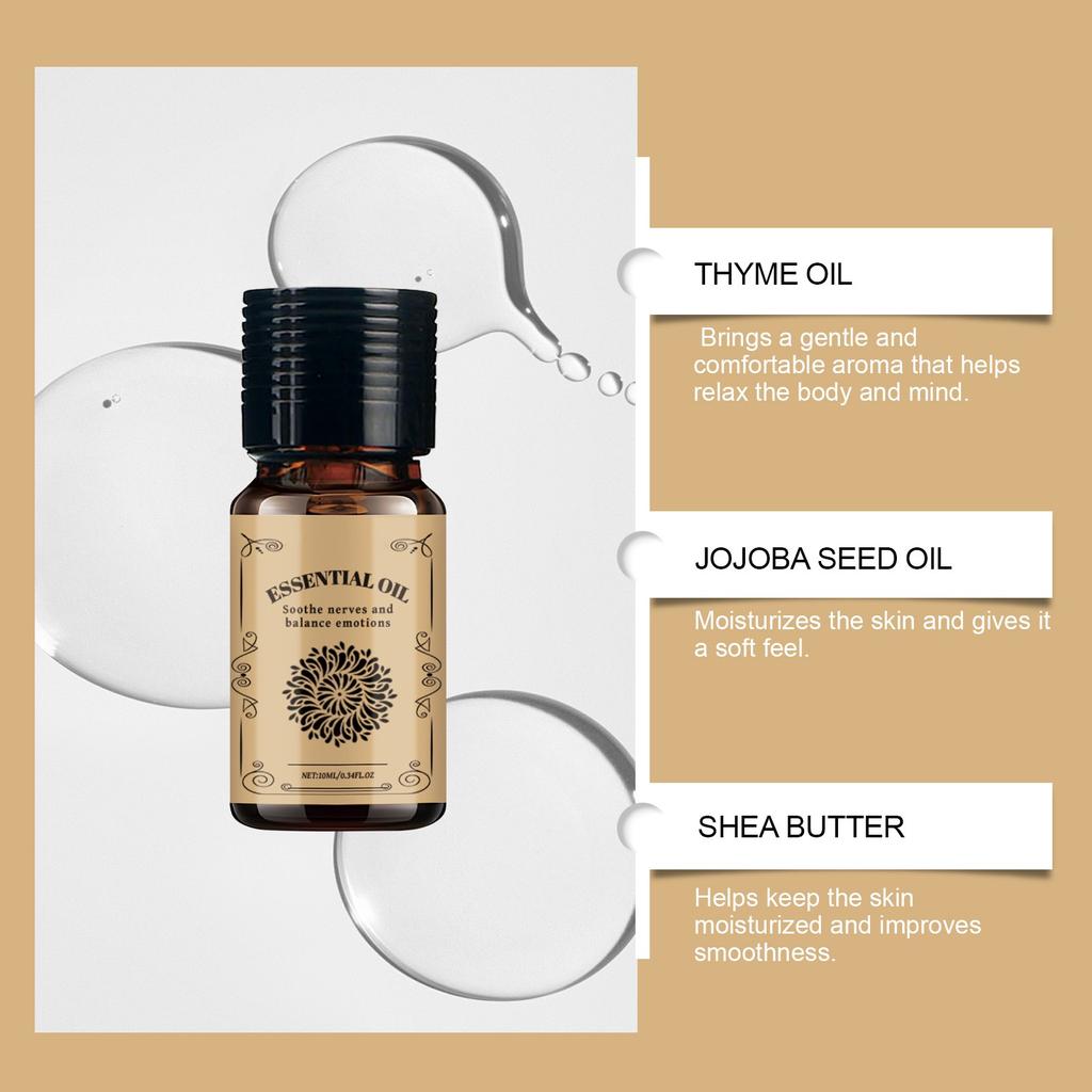 Aromatherapy Oil In Room, Diffuser Serum Oil, Aromatherapy, Warm Ambience Fragrances, Bath And Massage Oil,10ML