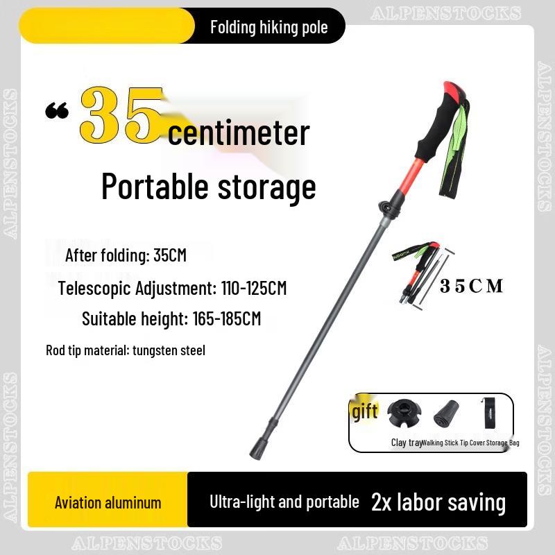 Tiemuyun Outdoor Folding Trekking Pole