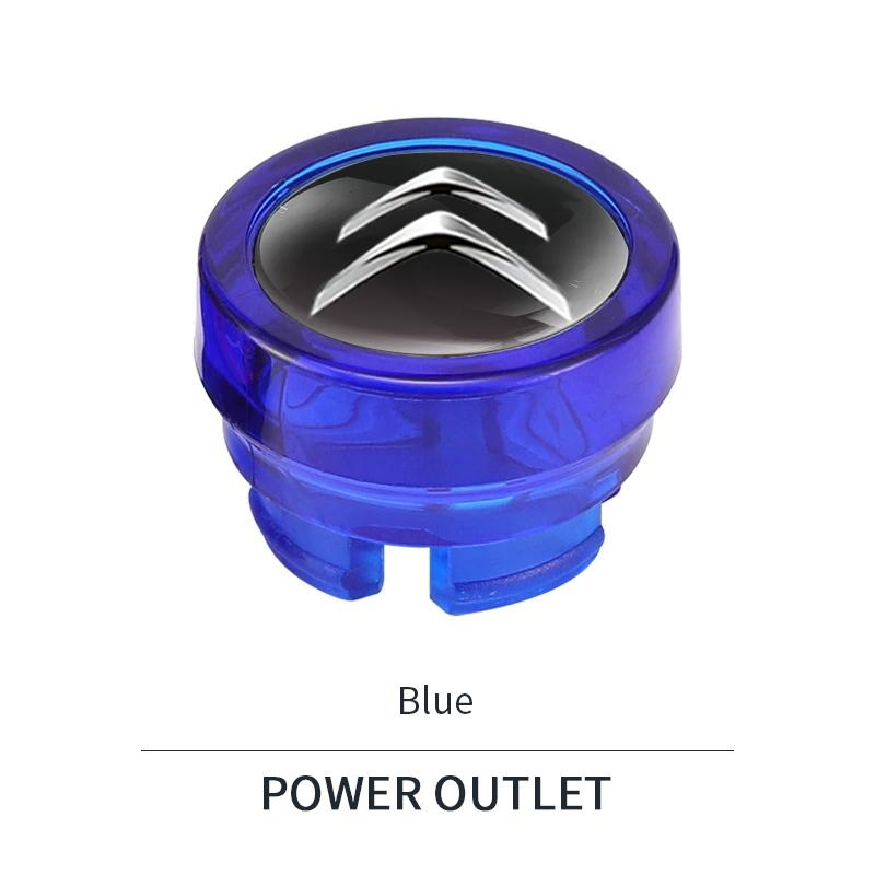 AIJ4   Citroen Car Cigarette Lighter Dust Plug Socket Cover Cap For Citroen C2 C3 C4 C5 Cactus Auto Interior Accessories (6 Colors)
