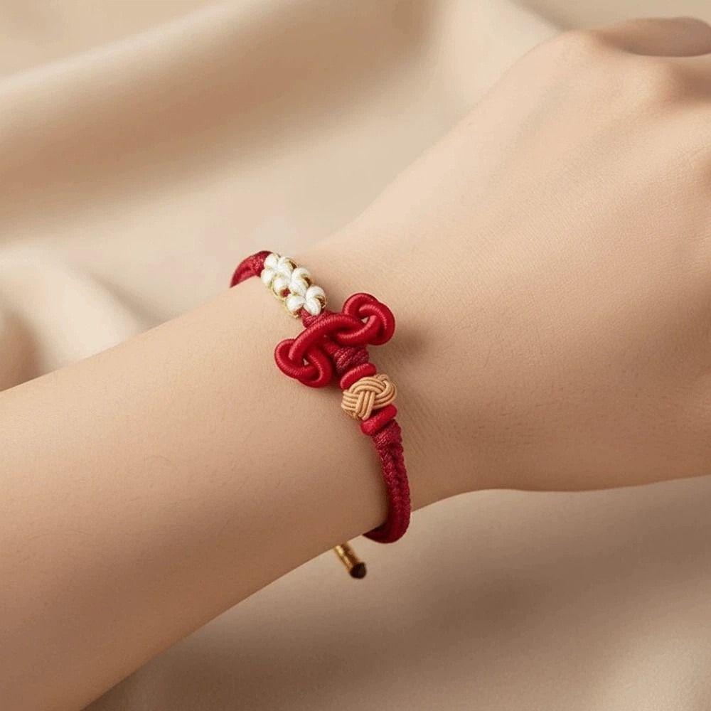 Personality Wenchang Knot Wrist Rope Fortunate Ornaments Chinese Knot Bangle  Women