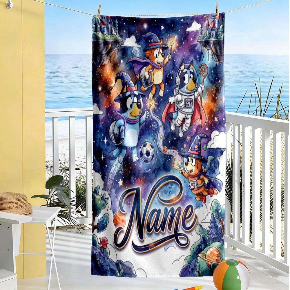 Soccer Fun Customize Your Name Beach Towel Super Soft & Absorbent Portable for SwimmingBeachCamping Travel Beach AccessoriesGym