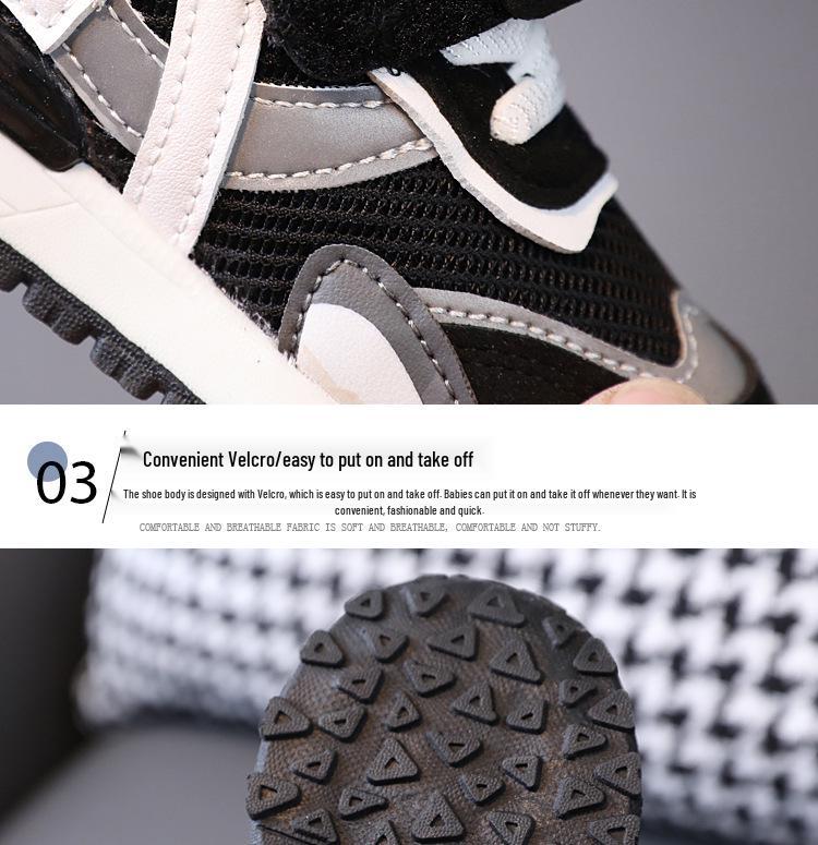 2023 Autumn Kids' Sports Mesh Shoes for Boys and Girls, Ages 1-6