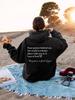 Dear Person Behind Me Letter Print Hoodie - European & American Style Sweatshirt Available