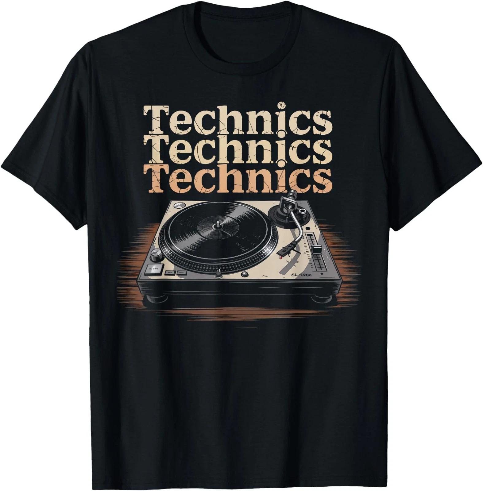 Vintage Turntable Analog DJ Rhythm Old Era Music T-Shirt 4XL