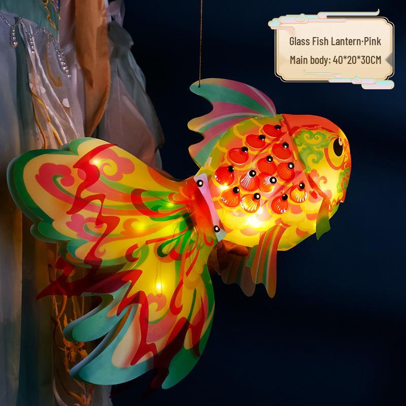 2025 Månfest DIY Barnens Glasfisklykta Pysselkit