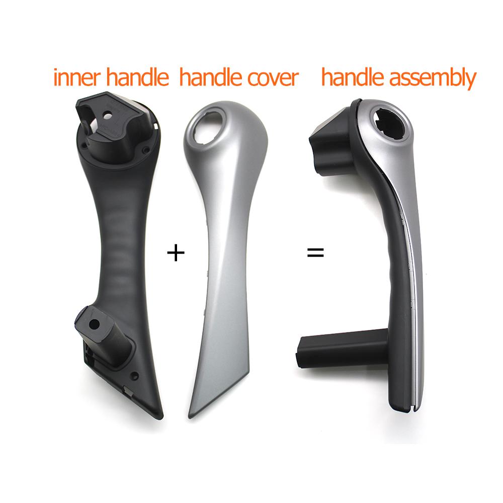 Car Left Right Front Inner Door Handle Grip Pull Handle Cover Assemly For Renault Megane II MK2 2002-2008 8200297158 8200297171