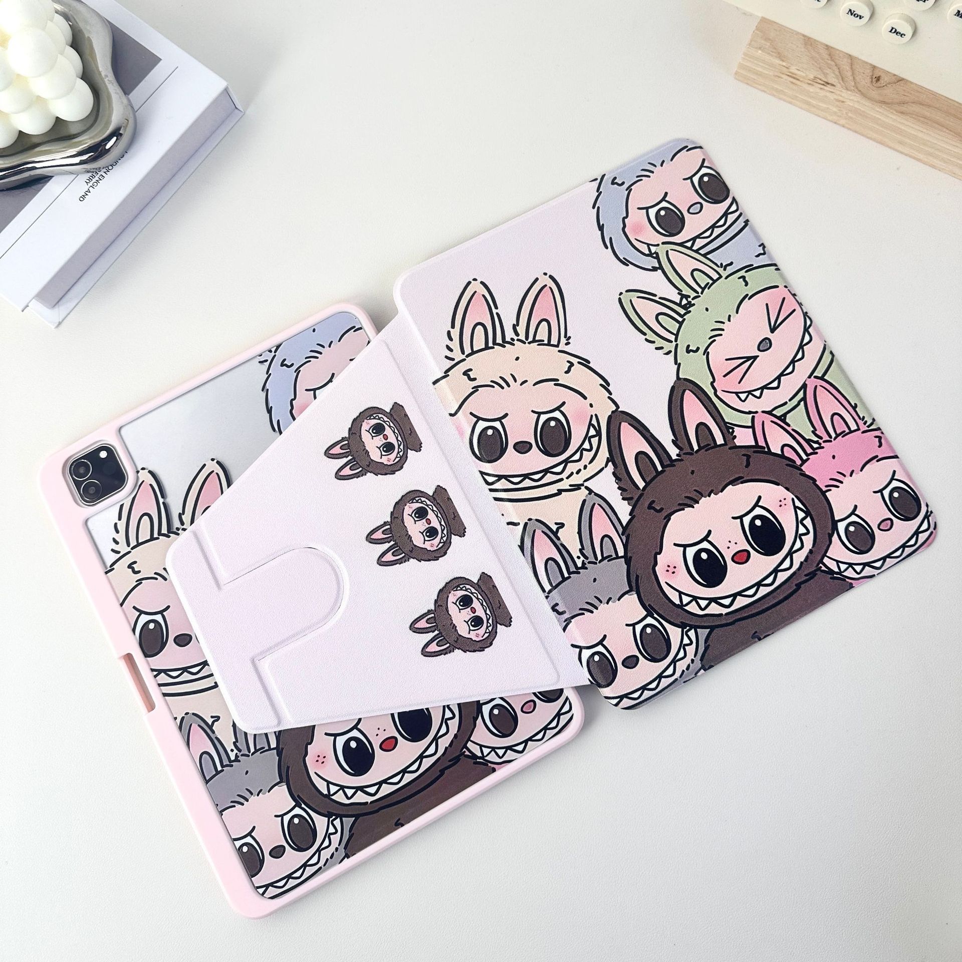 

Flat Air7 Cartoon Protective Case Ipad11 Generation Acrylic Rotating Mini7 iPad 10th generation/11th generation [11 inch]