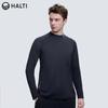 HALTI Men's Slim Fit Stretchy Dry Knit Long Sleeve Shirt