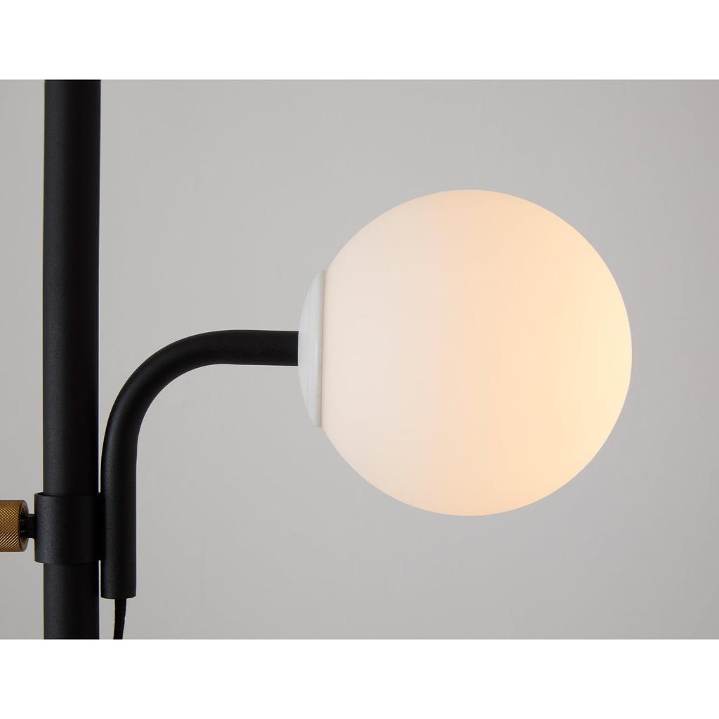 DRAW A LINE 024 Ball Lamp, Black, Vertical Only, Compatible with 001/002/003, D-BA-BK