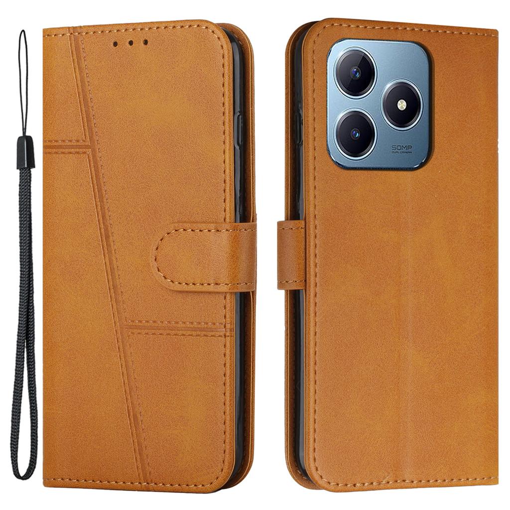 For Realme Note 60x 4G/C63 4G/C61 4G/Note 60 Case Wallet PU Leather Phone Stand Cover