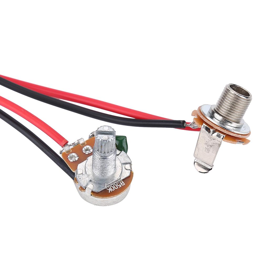 Pickup with Volume Tone Control Musical Instrument Accessory for Acoustic Guitar Ukulele