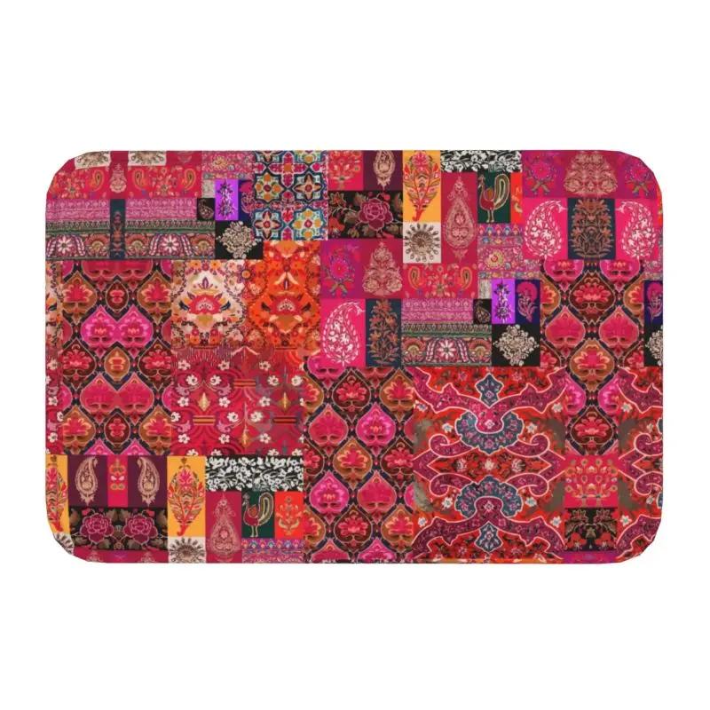 Marokkaans Berber Tapijt Boho Stijl Deurmat Antislip Antiek Boheems Geometrisch Deurmat Vloer Badkamer Entree Tapijt