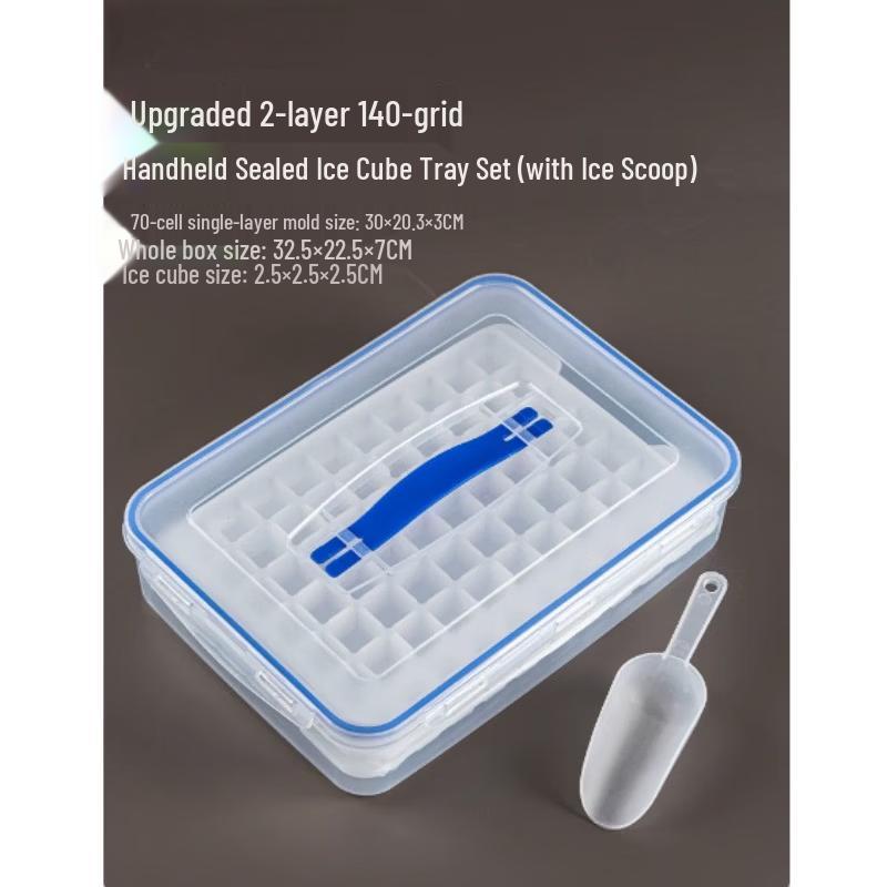 

Xingduo Portable 2-Layer Ice Cube Maker Set