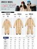BOARDEE Snowboard Wear Set x Size Women's (Jacket Pants/Beige, L) BD24JFOT01U×OB01U